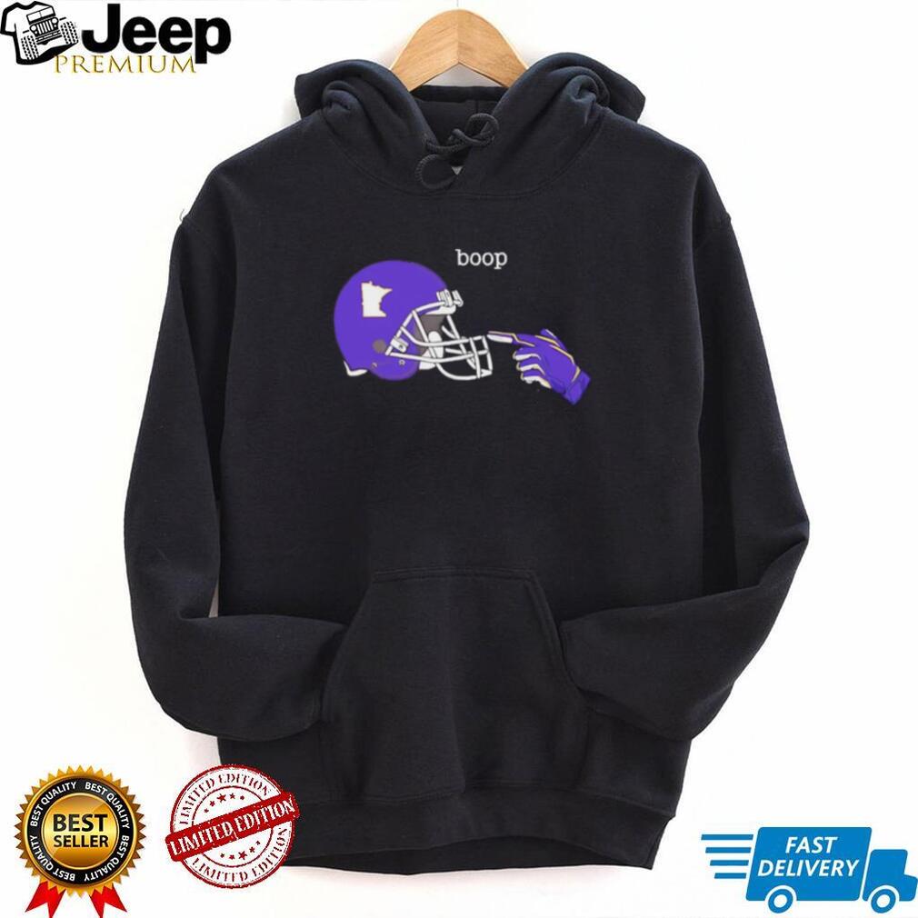 Minnesota Football Boop helmet shirt