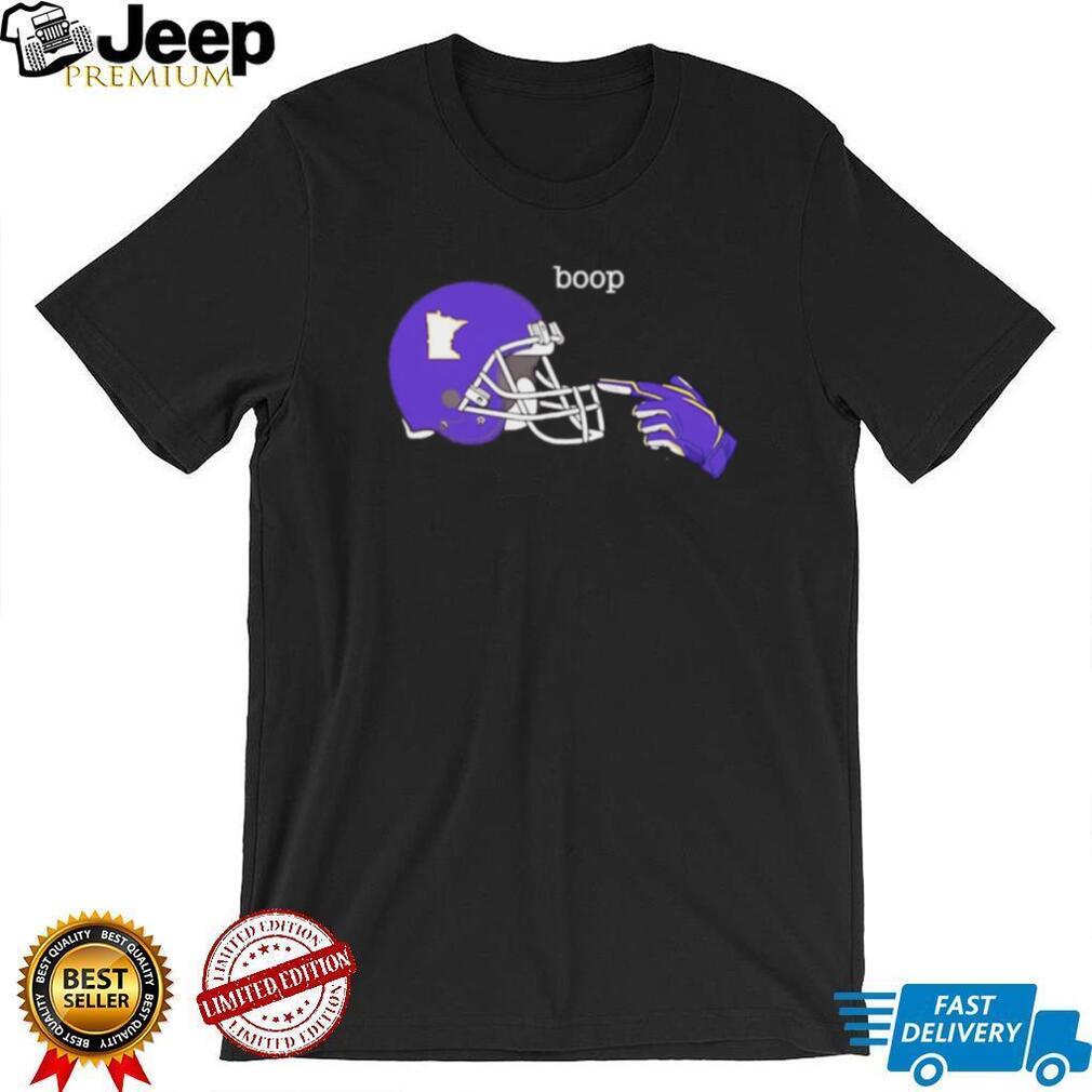 Minnesota Football Boop helmet shirt
