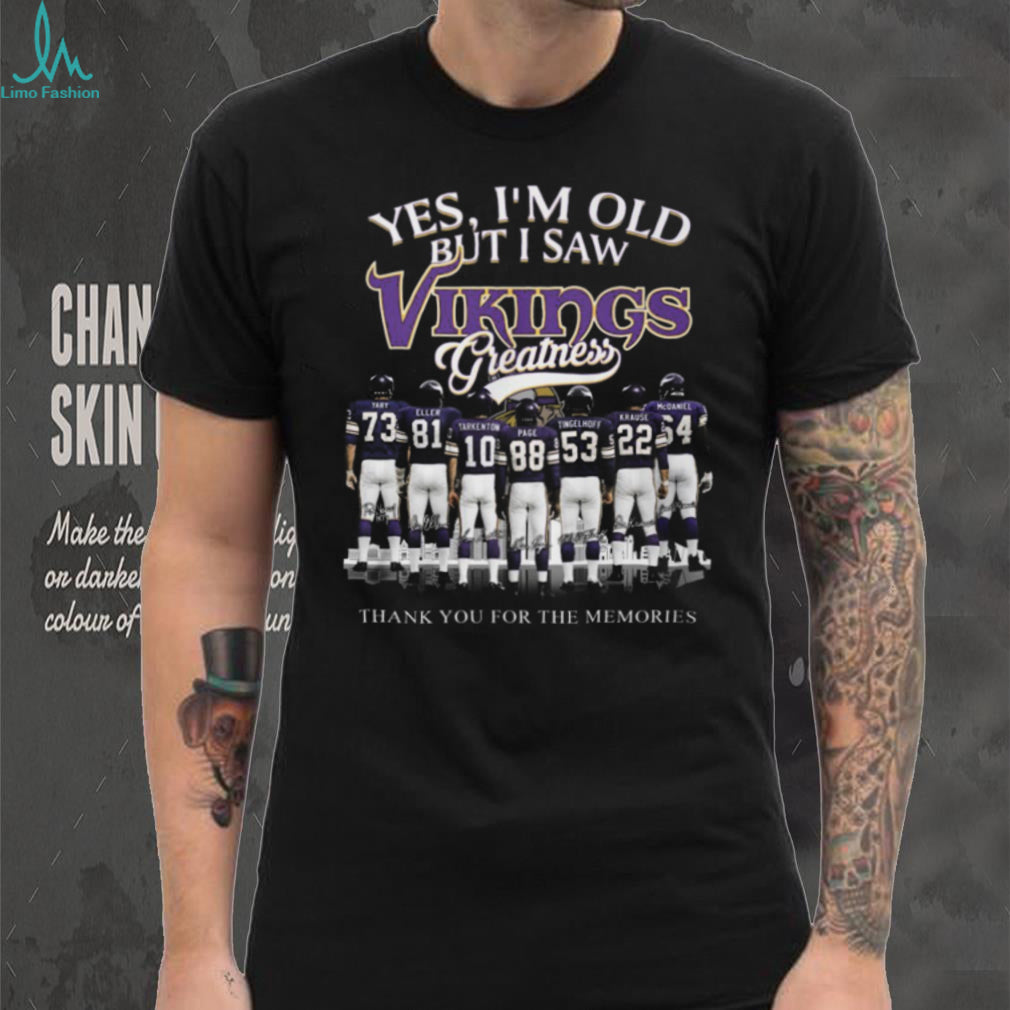 Minnesota Football Legends Vikings Greatness Memories Shirt