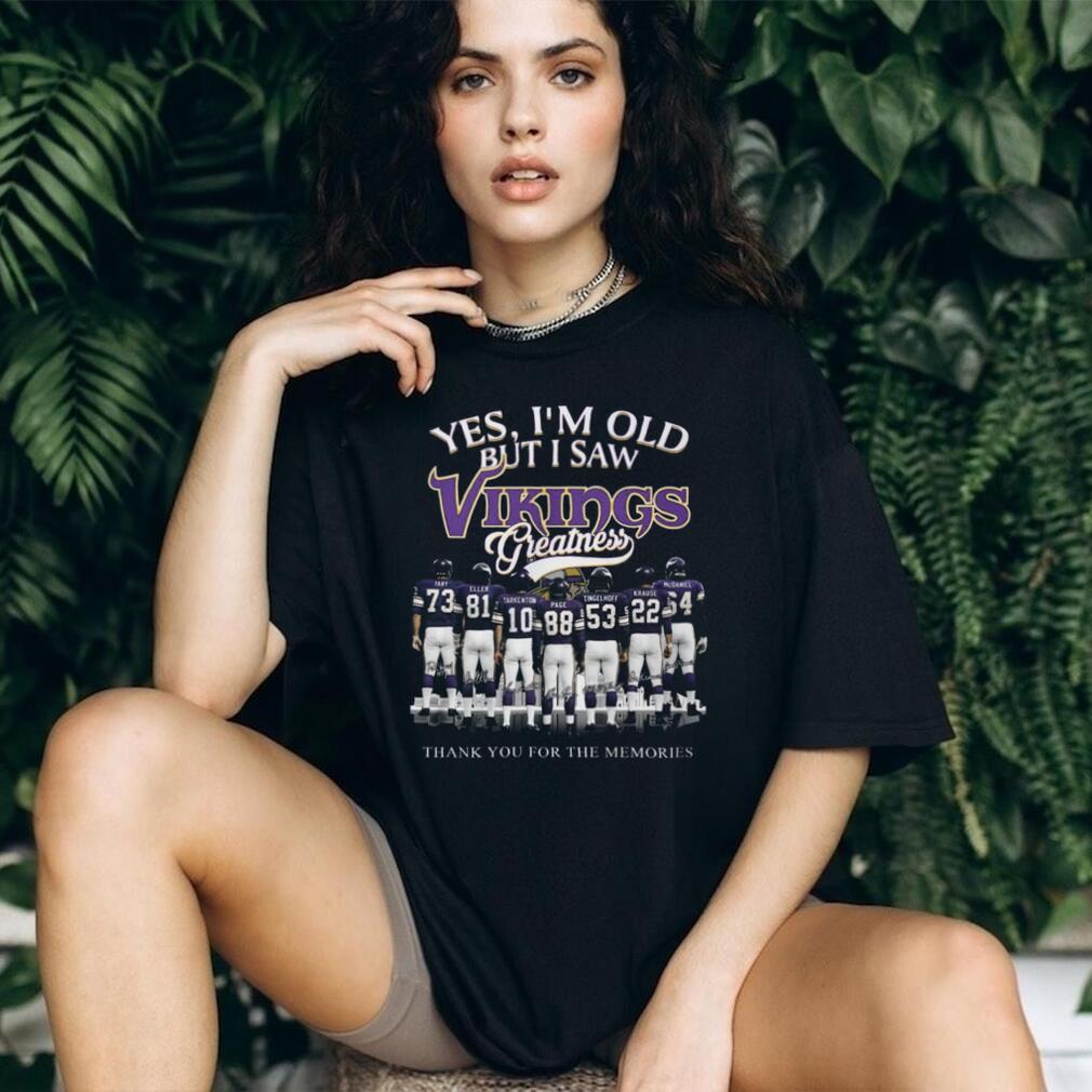 Minnesota Football Legends Vikings Greatness Memories Shirt