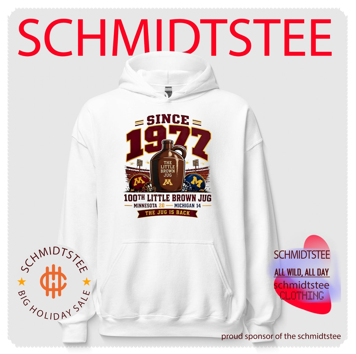 Minnesota Golden Gophers 20 – 14 Michigan Wolverines 100th Little Brown Jug Champions shirt