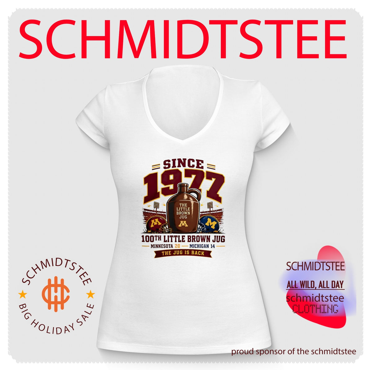 Minnesota Golden Gophers 20 – 14 Michigan Wolverines 100th Little Brown Jug Champions shirt