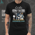 Minnesota Lynx Peanuts Characters Jesus God First Family Second Shirt
