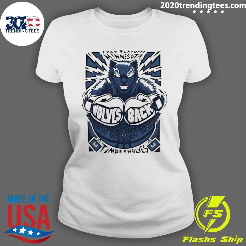Minnesota Timberwolves 2026 Playoffs Wolves Back Shirt