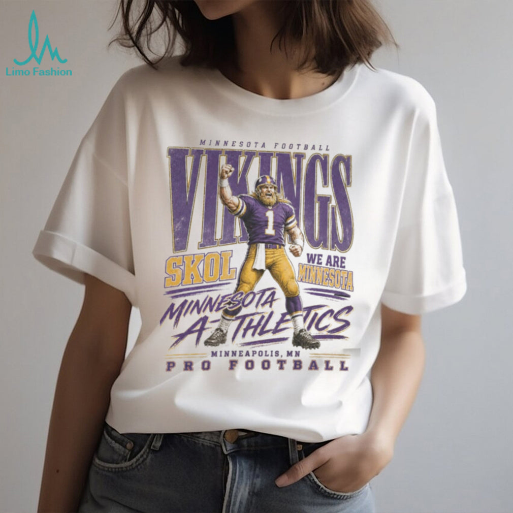 Minnesota Vikings Mascot Skol Pro Football Shirt