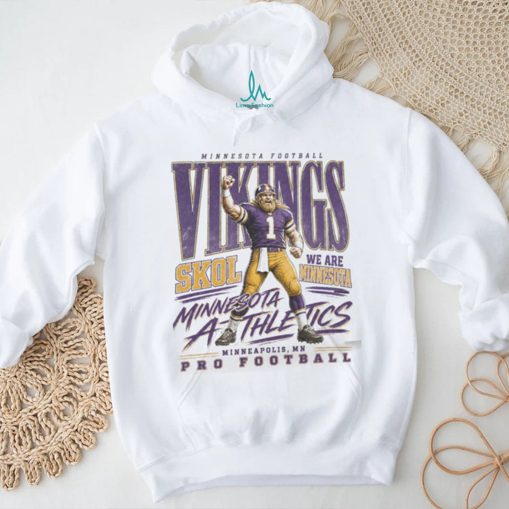 Minnesota Vikings Mascot Skol Pro Football Shirt