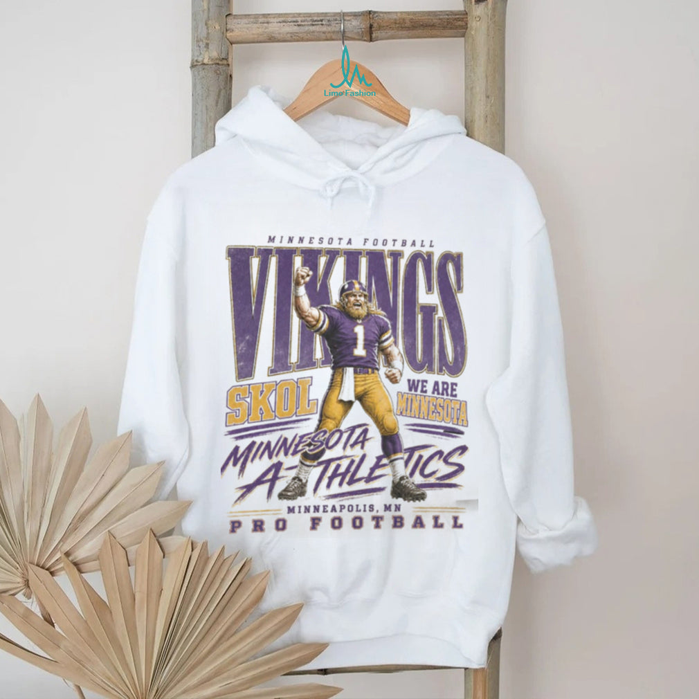 Minnesota Vikings Mascot Skol Pro Football Shirt