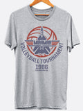 Miramar Volleyball Graphic Tee Hoodie, Sweatshirt | PureTeeCo.com (Image 1)