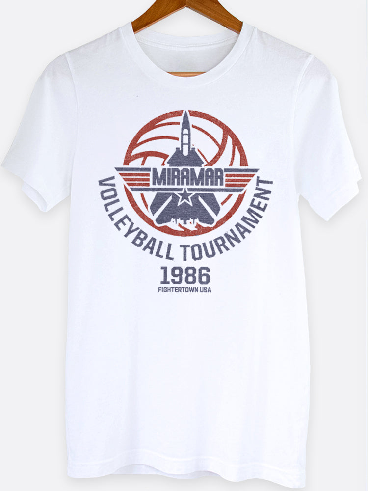 Miramar Volleyball Graphic Tee Hoodie, Sweatshirt | PureTeeCo.com (Image 3)