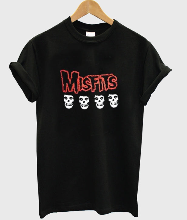 Misfits 4 Skull Logo T-Shirt Hoodie, Sweatshirt | PureTeeCo.com