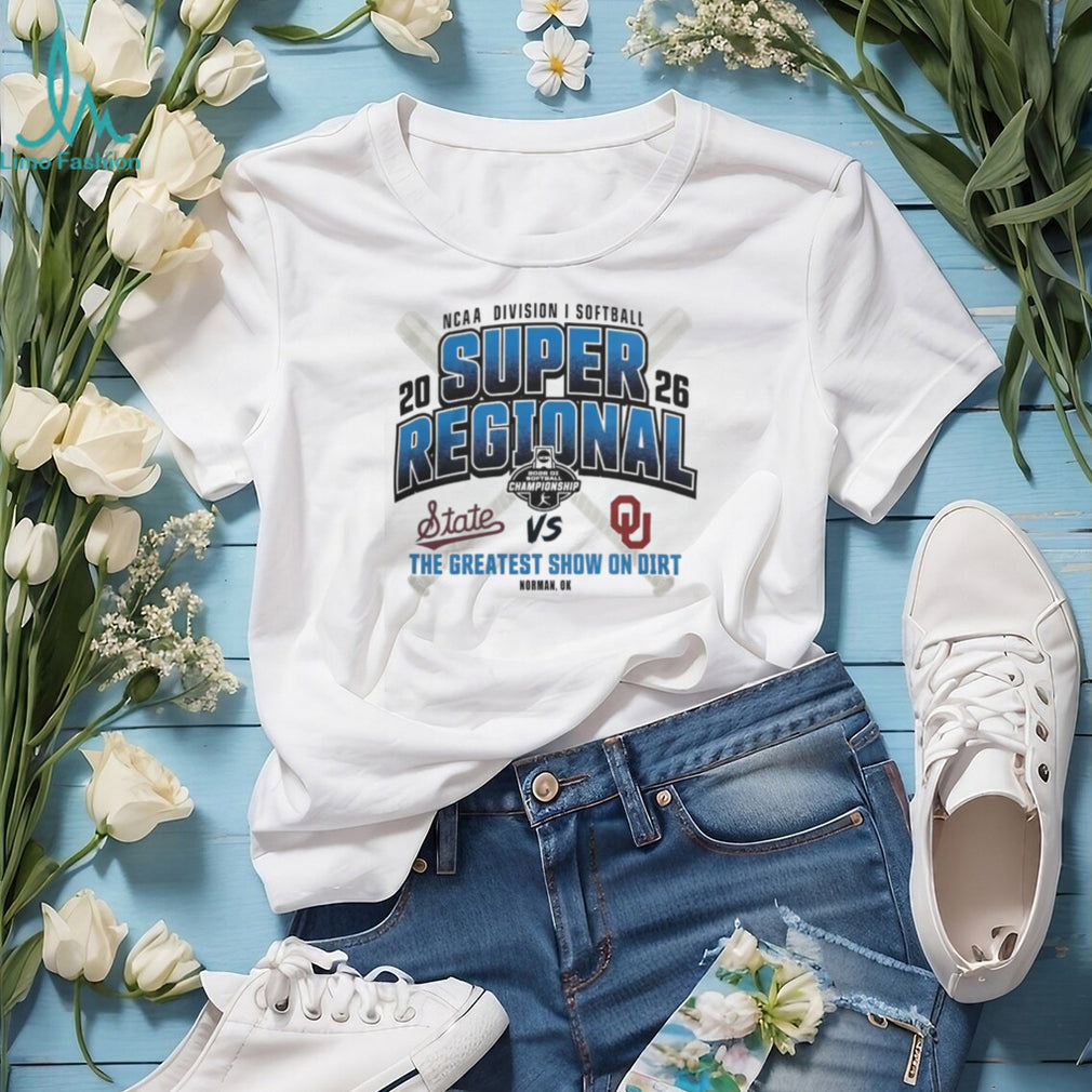 Mississippi State Bulldogs vs Oklahoma Sooners 2026 NCAA DI Softball Super Regional T Shirt