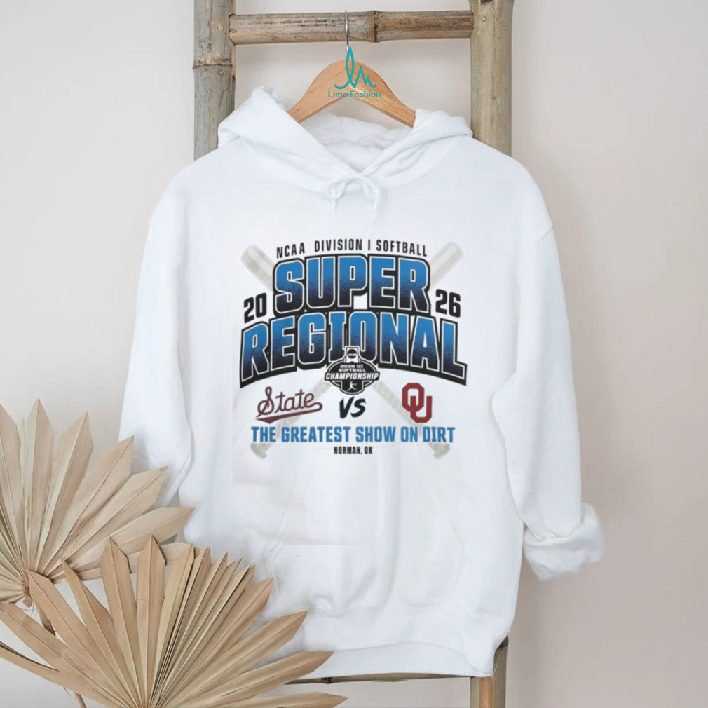 Mississippi State Bulldogs vs Oklahoma Sooners 2026 NCAA DI Softball Super Regional T Shirt