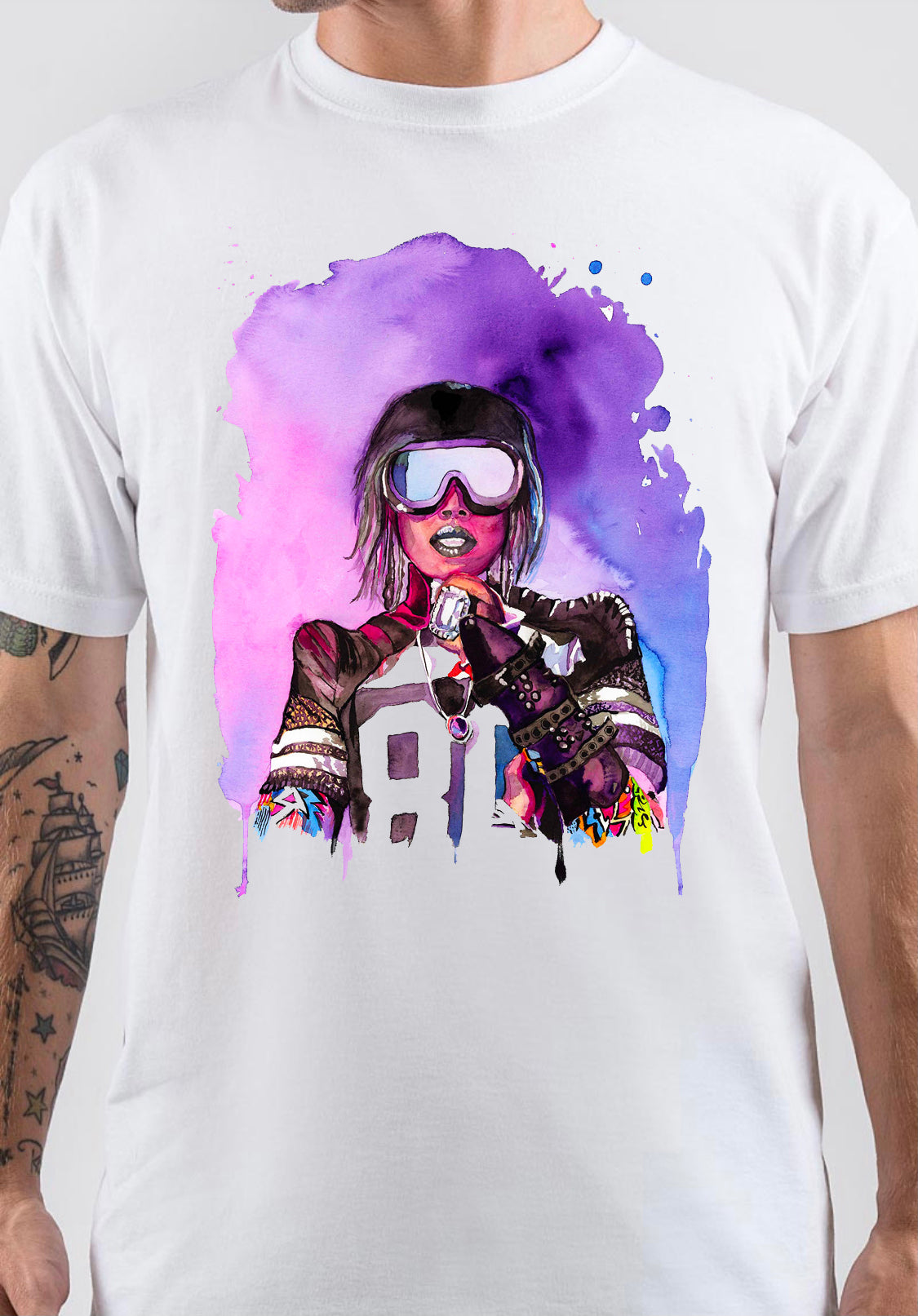 Missy Elliott Colorful Art T-Shirt