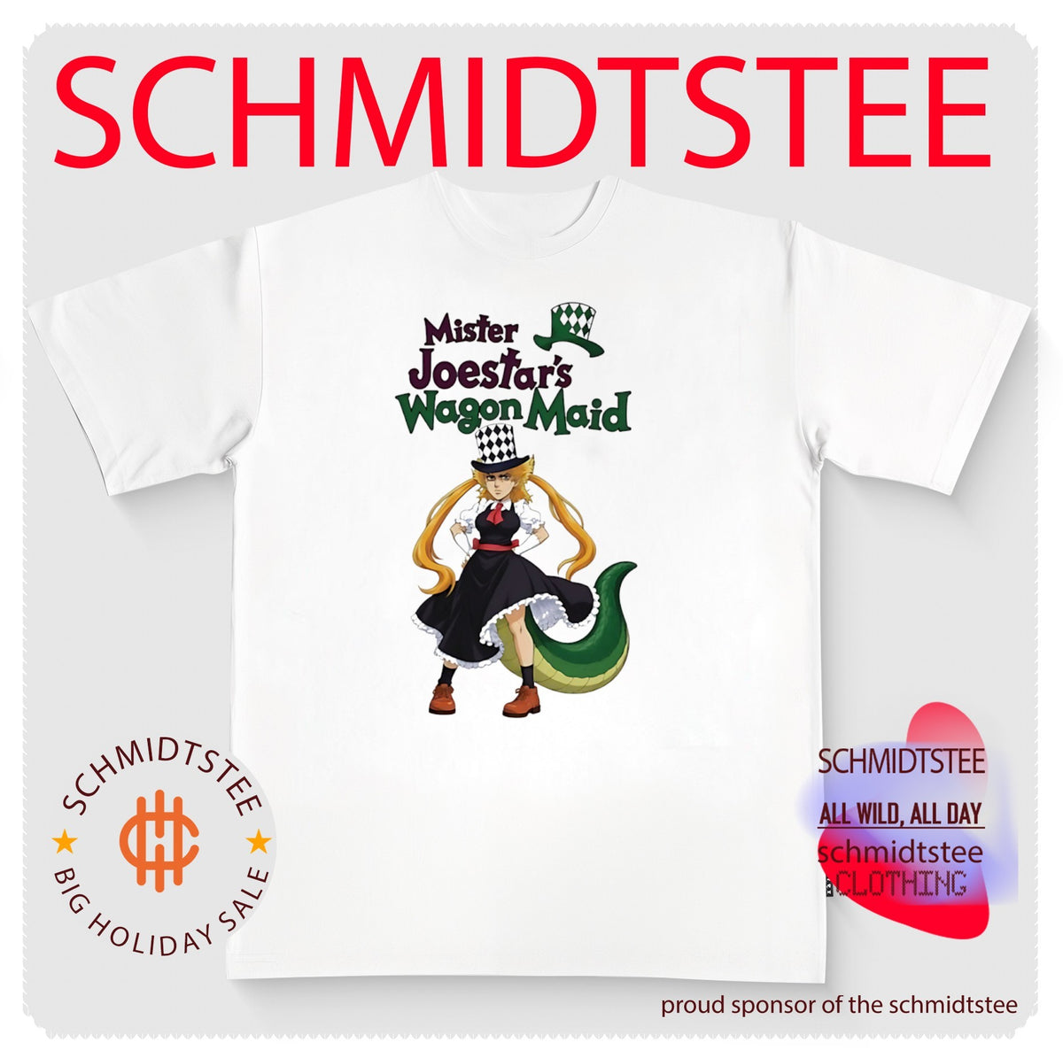 Mister Joestar’s Wagon Maid Robert E. O. Speedwagon anime shirt