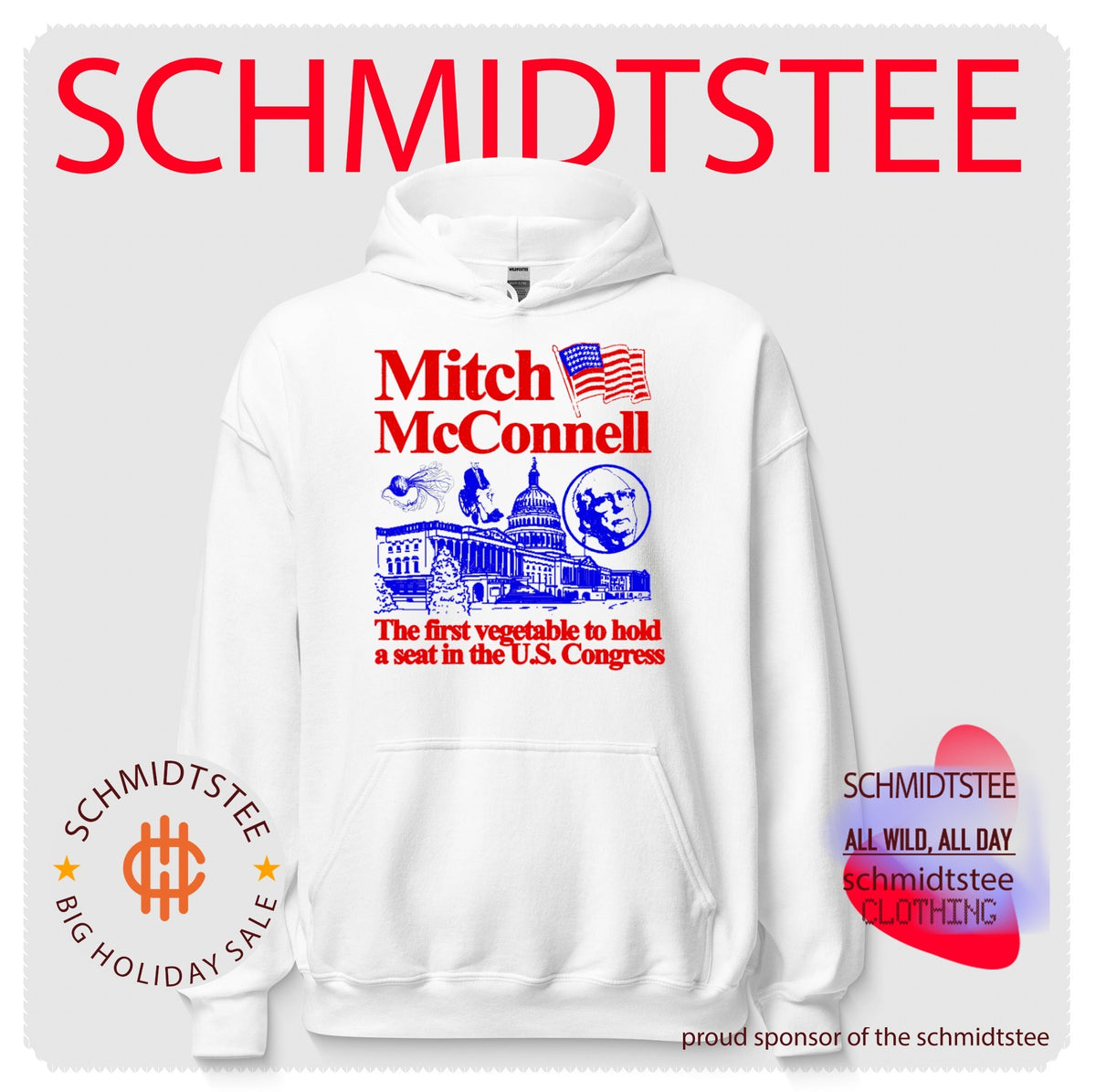 Mitch McConnell The First Vegetable to Hold a Seat in the US Congress shirt