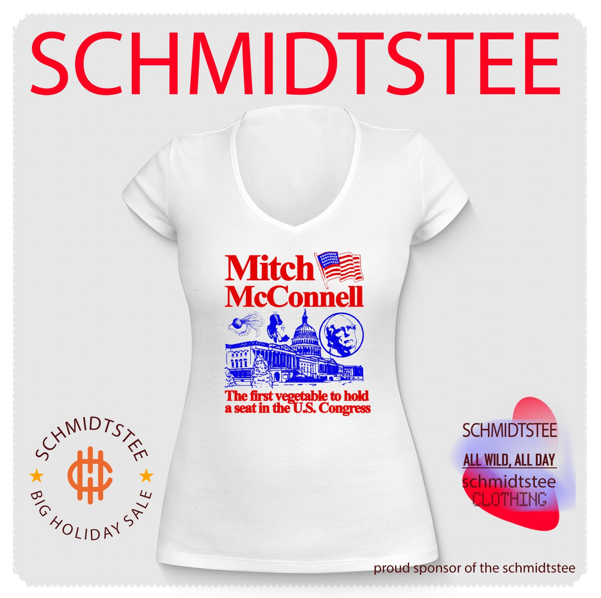 Mitch McConnell The First Vegetable to Hold a Seat in the US Congress shirt
