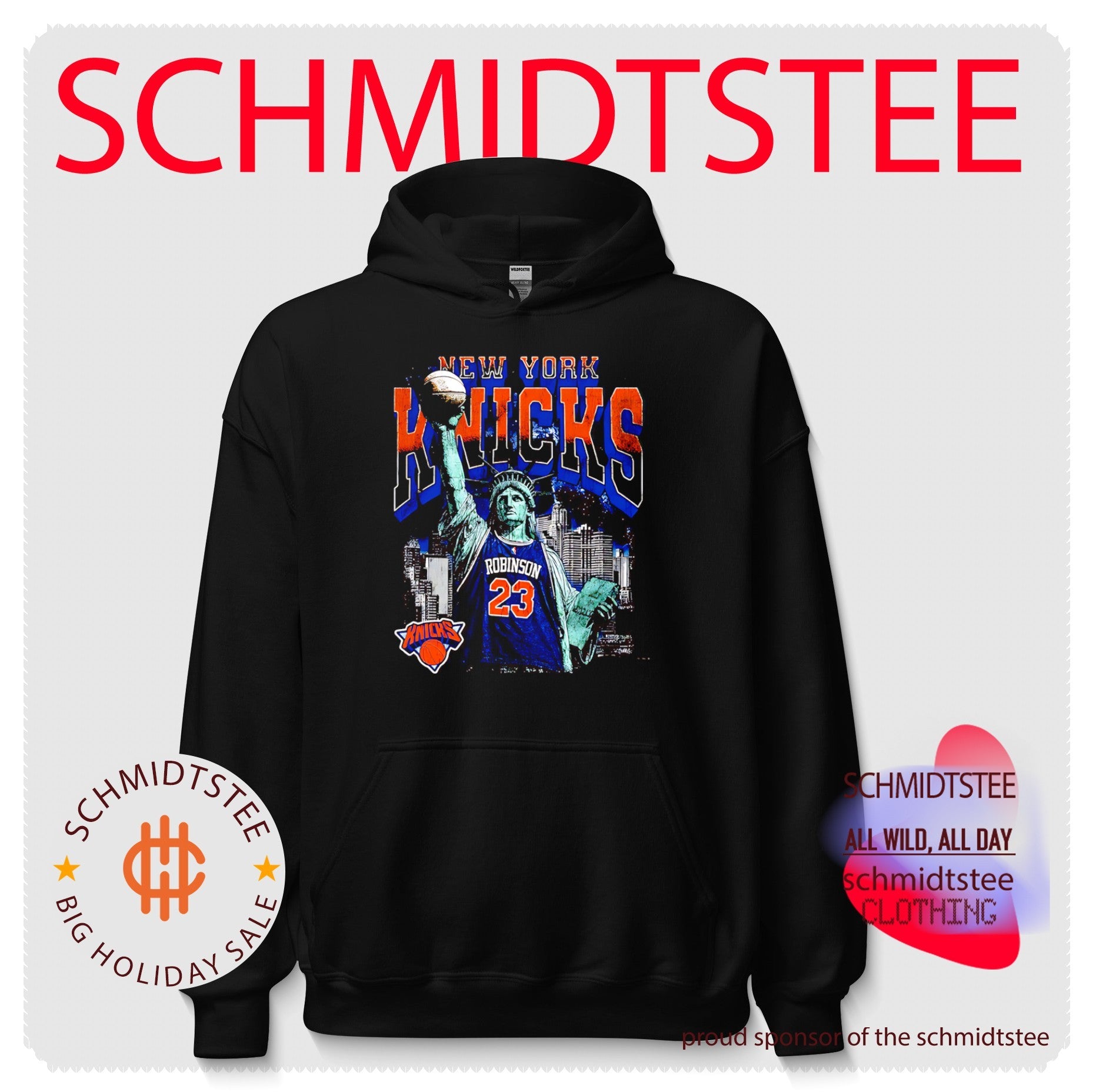 Mitchell Robinson New York Knicks Statue Of Liberty vintage shirt