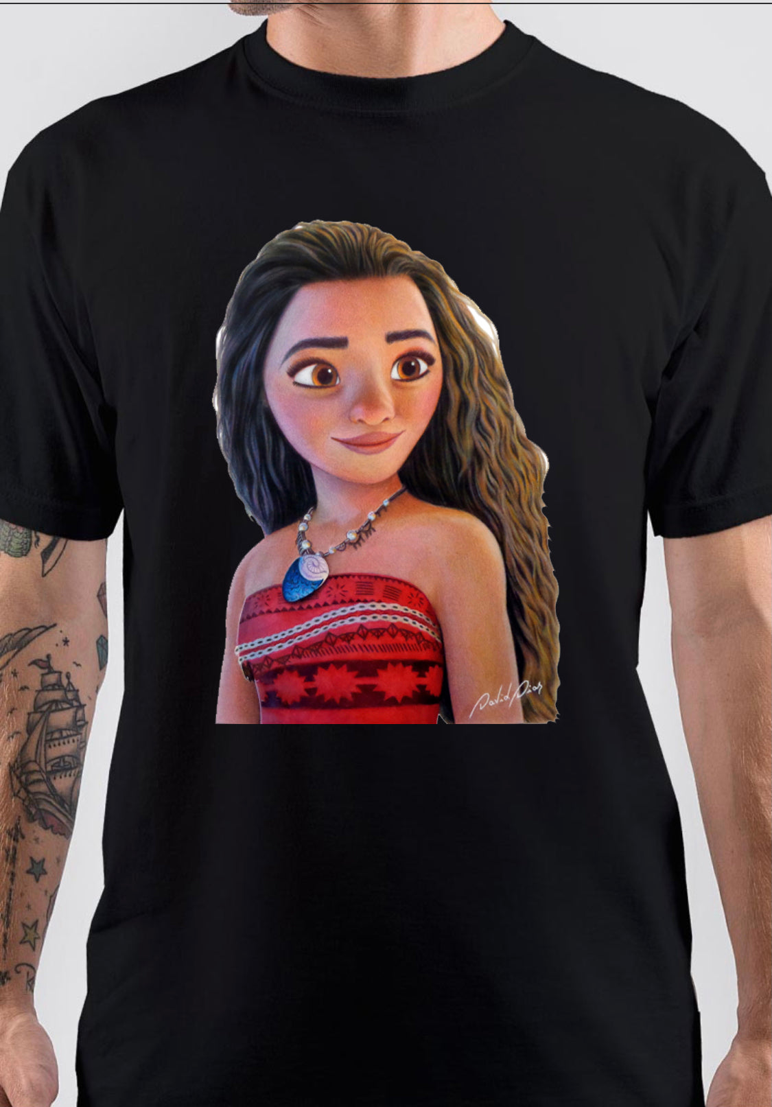 Moana Art T-Shirt Style001 Hoodie, Sweatshirt | PureTeeCo.com