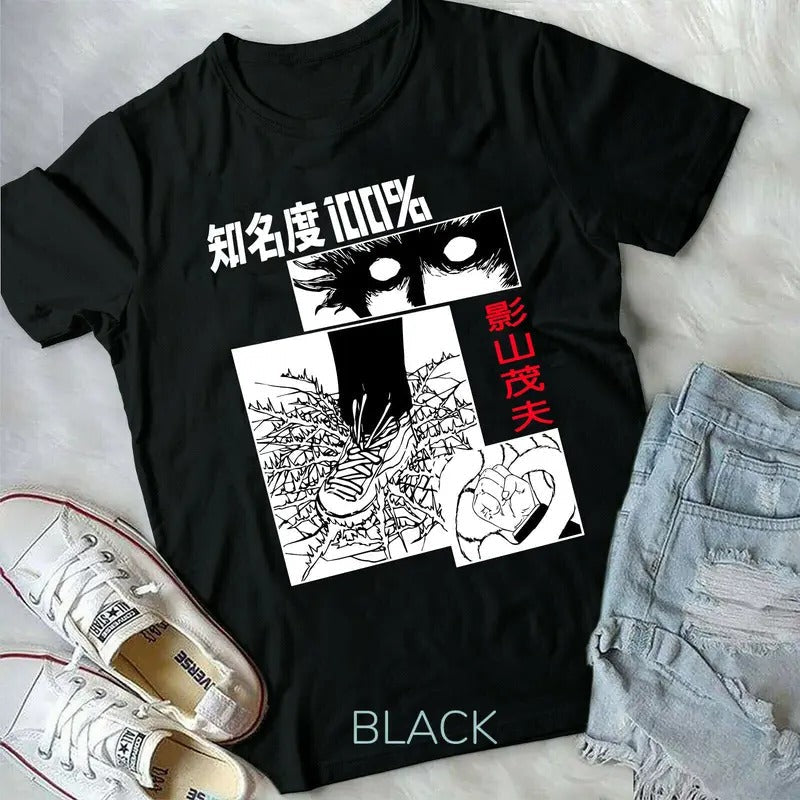 Mob Psycho 100 Shigeo Kageyaman Anime,Japanese new Unisex T-Shirt S-4XL Hoodie, Sweatshirt | PureTeeCo.com