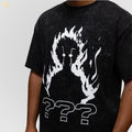 Mob Psycho Limitless Potential Washed T-Shirt Hoodie Pump Cover Sweatshirt | PureTeeCo.com