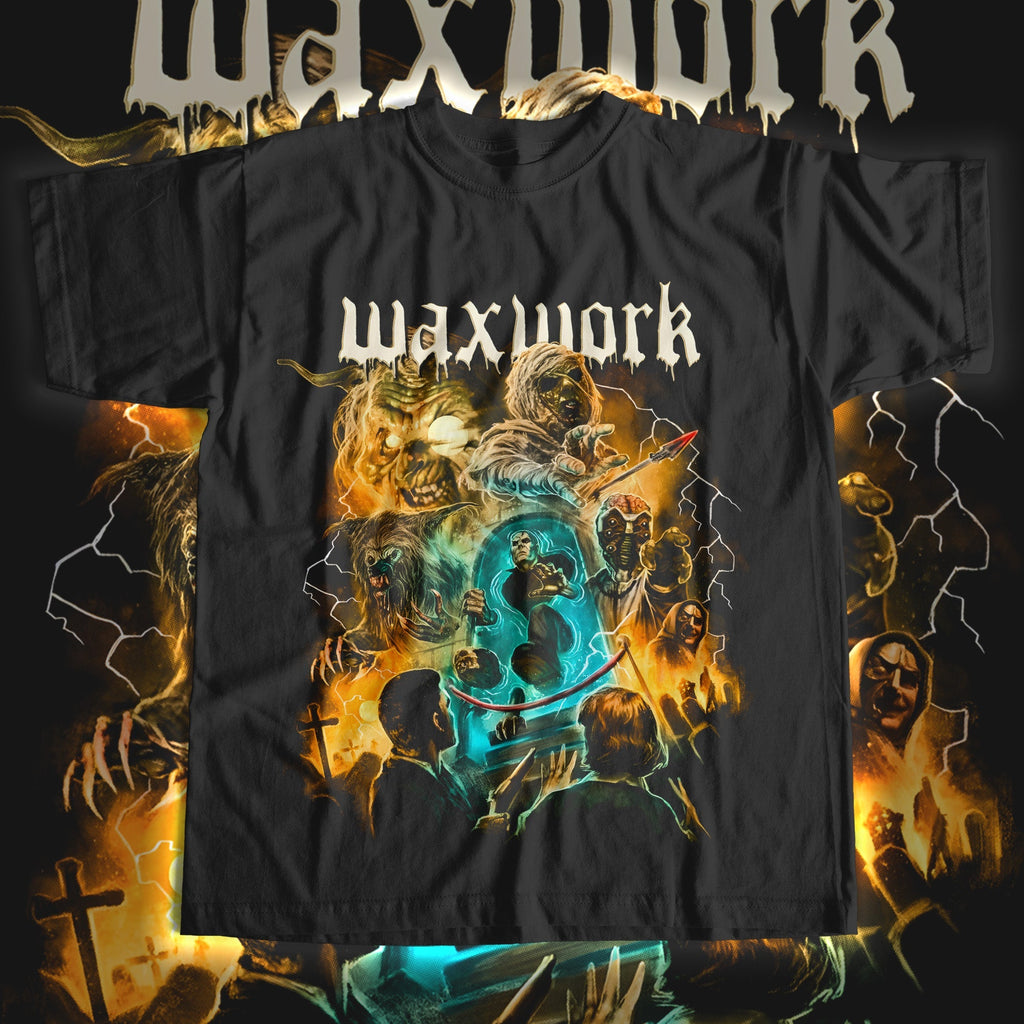WAXWORK TEE Hoodie, Sweatshirt | PureTeeCo.com (Image 1)