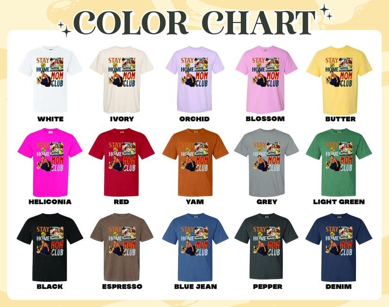 Mom Club Comfort Color Shirt, Stay at Home Moms Club Shirt, Mom Club Sweats, Gift for Mom, Mothers Day Shirt, Mothersday...