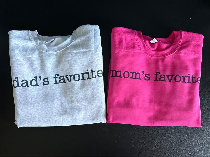 Mom's Favorite Sweatshirt T-Shirts, Hoodie | PureTeeCo.com