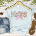 Mom with Bows Tshirt Hoodie, Sweatshirt | PureTeeCo.com