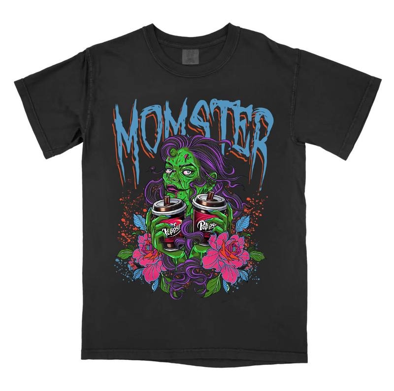 Momster Pepper - Comfort Colors Graphic T-Shirt Hoodie, Sweatshirt | PureTeeCo.com