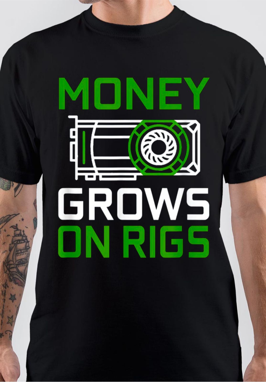 Money Grows On Rigs T-Shirt Hoodie, Sweatshirt | PureTeeCo.com