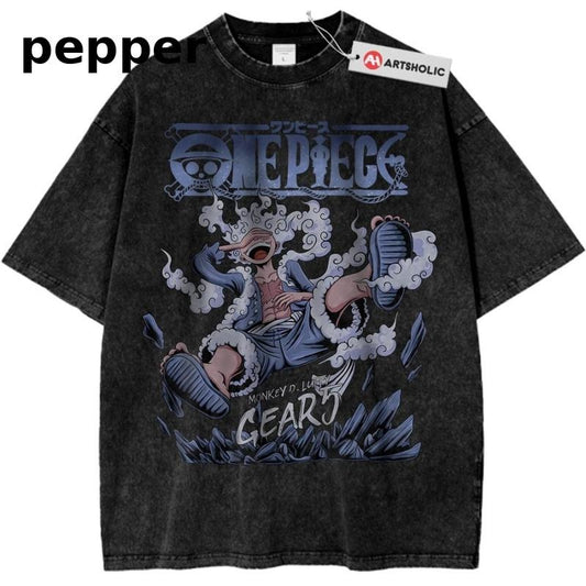 Monkey D Luffy Gear 5 Shirt, One Piece Shirt, Anime Shirt, Vintage T-Shirt