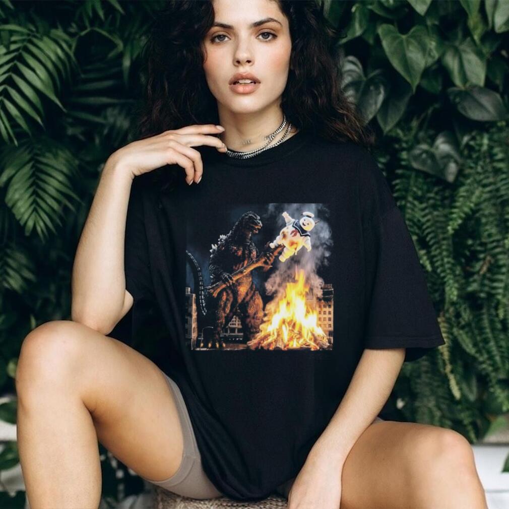 Monster King And Marshmallow Fire Camping Shirt