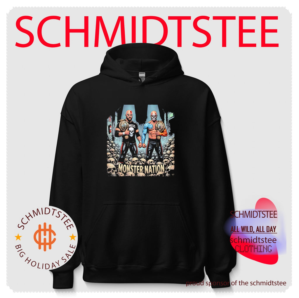 Monster Nation tag team destruction illustration shirt