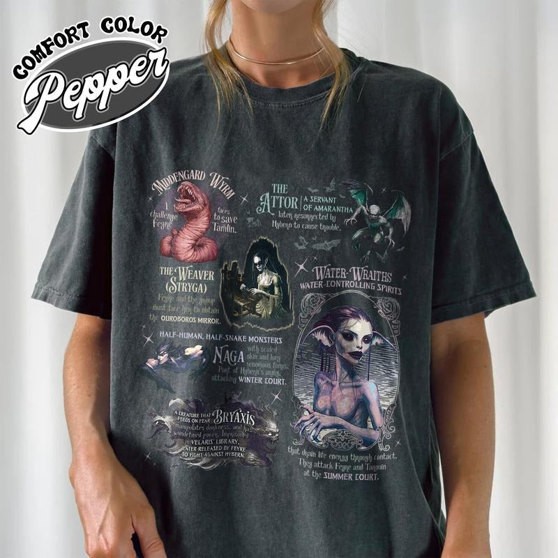 Monsters of Acotar Shirt, ACOTAR Monsters Shirt, Velaris the Night Court Shirt, the Bat Boys Shirt, Acotar Fan Shirt,...