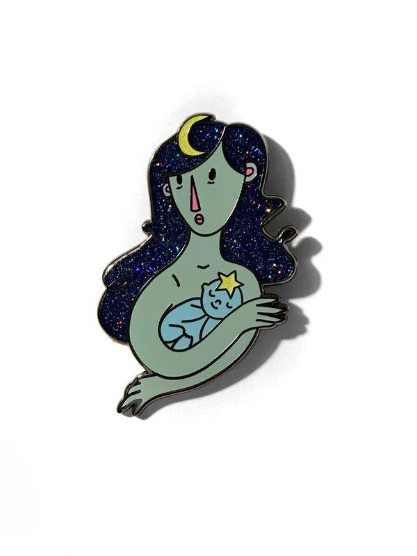 Moon Mama Hard Enamel Pin T-Shirts, Hoodie, Sweatshirt | PureTeeCo.com