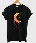 Moon Print T-shirt Hoodie, Sweatshirt | PureTeeCo.com