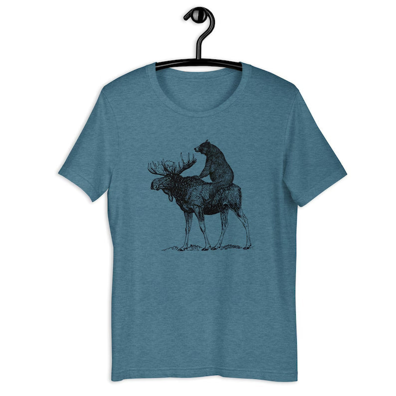 Mooseback Bear T Shirt Hoodie, Sweatshirt | PureTeeCo.com