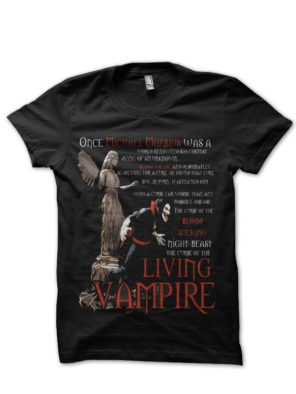 Morbius Black Half Sleeve T-Shirt Style001 Hoodie, Sweatshirt | PureTeeCo.com