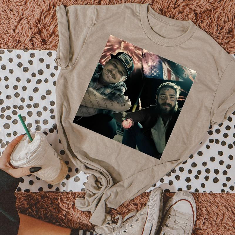 Morgan Wallen Post Malone Tee Hoodie, Sweatshirt | PureTeeCo.com