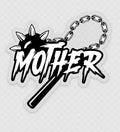 Mother Morningstar Flail sticker, clear 3x3 inch Sticker T-Shirts, Hoodie, Sweatshirt | PureTeeCo.com