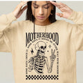 Motherhood Some Day I Rock It Svg Retro Skeleton Png Sublimation Trendy Front And Back Funny Motherhood Rock Skull Svg...