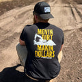 Movin Dirt Makin Dollar$ Printed Men's T-shirt Gifts for the Man of Character,Merch gift Hoodie, Sweatshirt | PureTeeCo.com