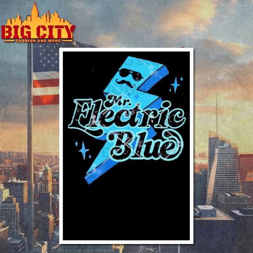 Mr Electric Blue Benson Boone shirt