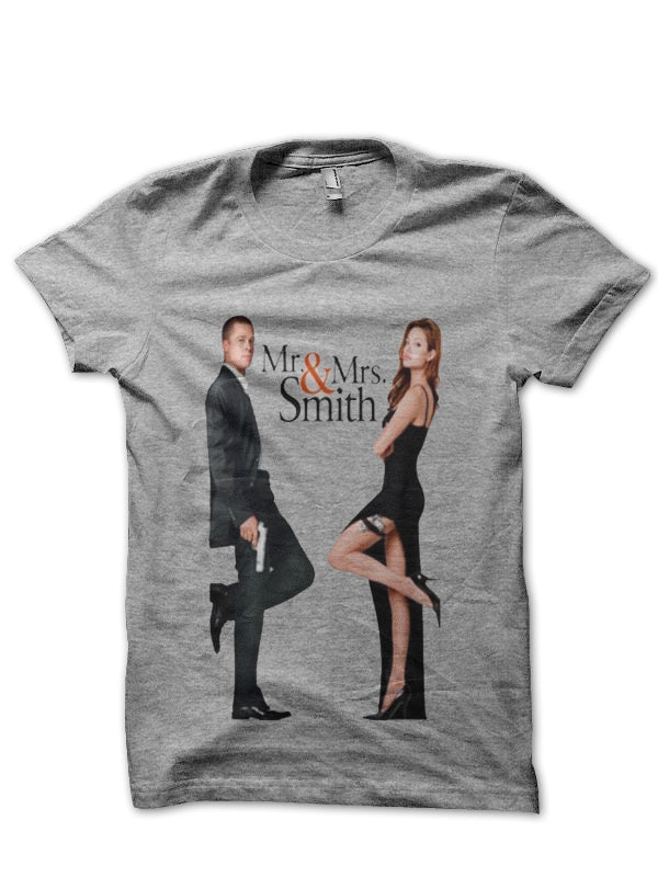 Mr. & Mrs. Smith T-Shirt Hoodie, Sweatshirt | PureTeeCo.com