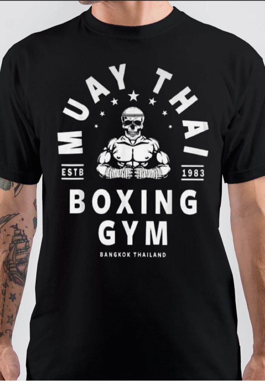Muay Thai Boxing Gym T-Shirt Hoodie, Sweatshirt | PureTeeCo.com