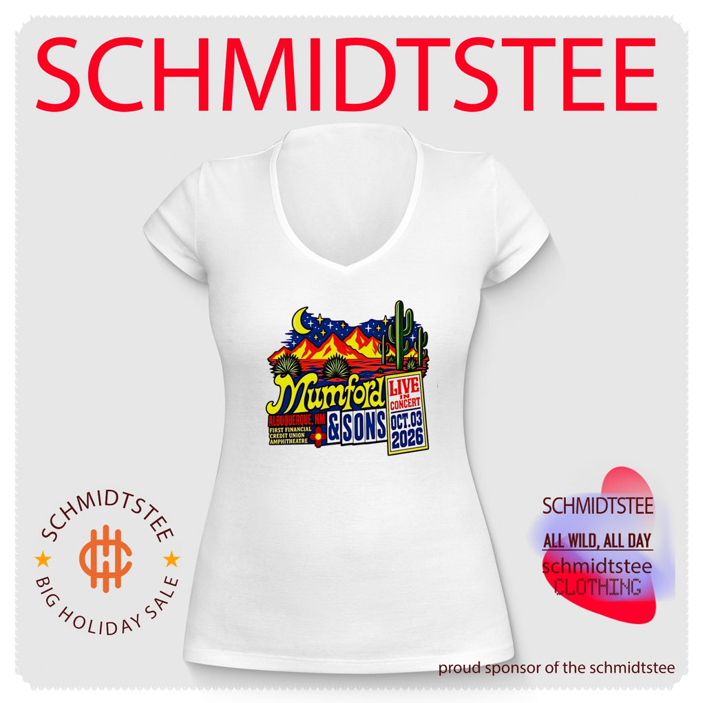 Mumford and Sons Tour First Financial Credit Union Amphitheater Albuquerque shirt