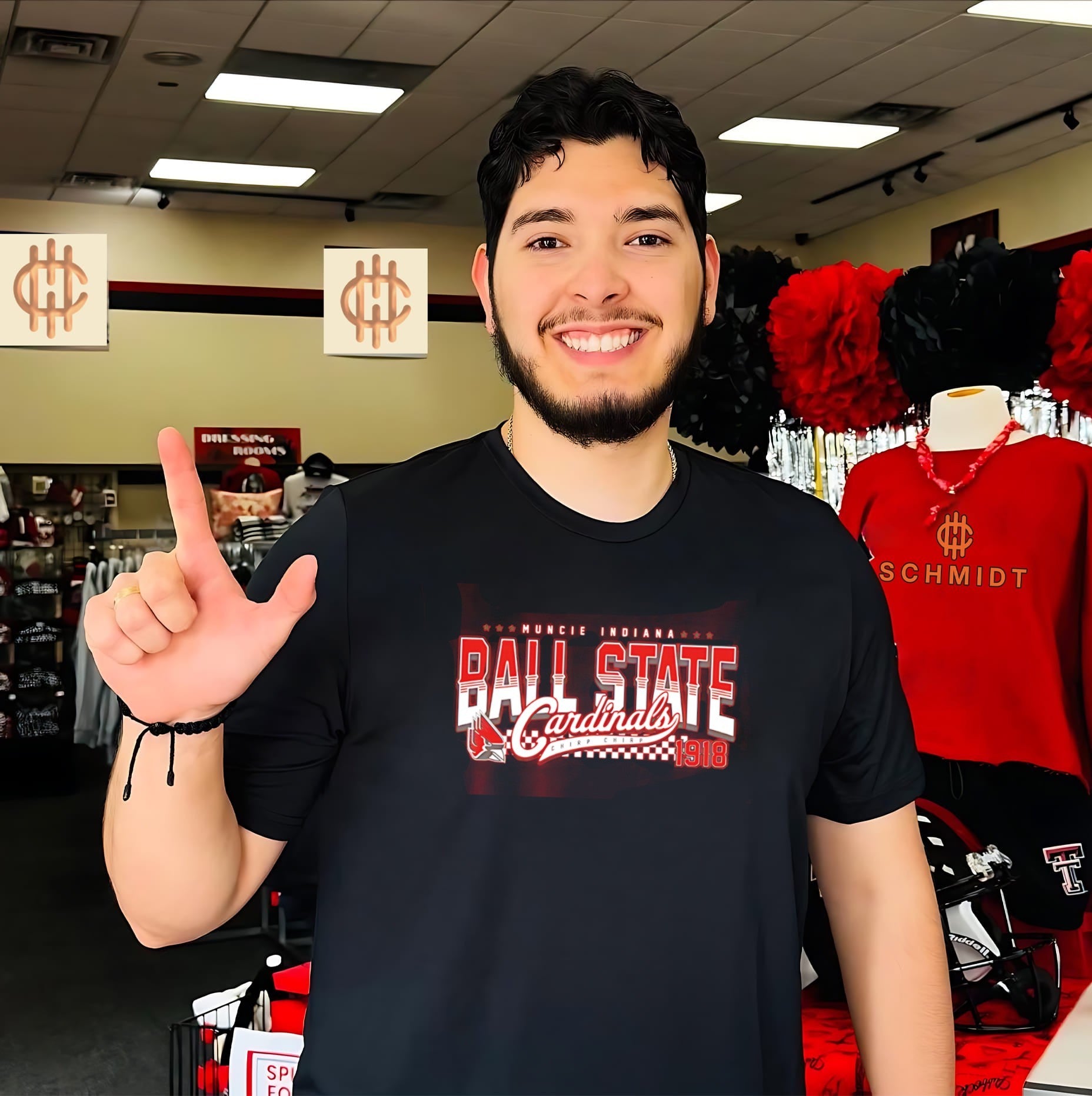 Muncie Indiana Ball State Cardinals 1918 shirt