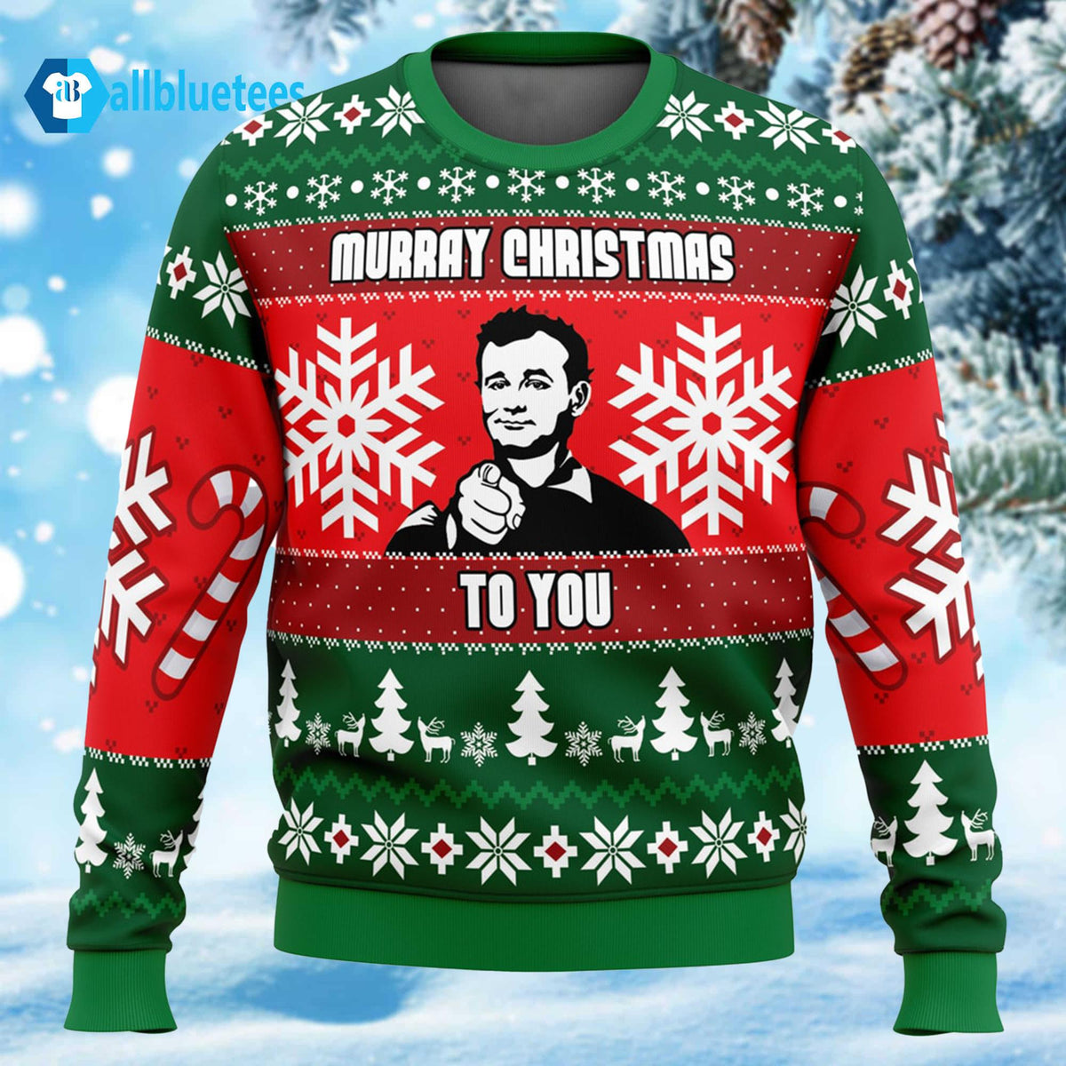 Murray Christmas Bill Murray Ugly Christmas Sweater
