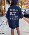 Muscle mommy pump cover for bodybuilding, Funny gym shirt for workout, Gym gift for mom, Oversized weightlifting shirt,...