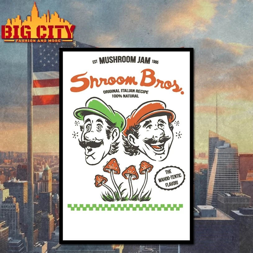 Mushroom Jam Shroom bros shirt